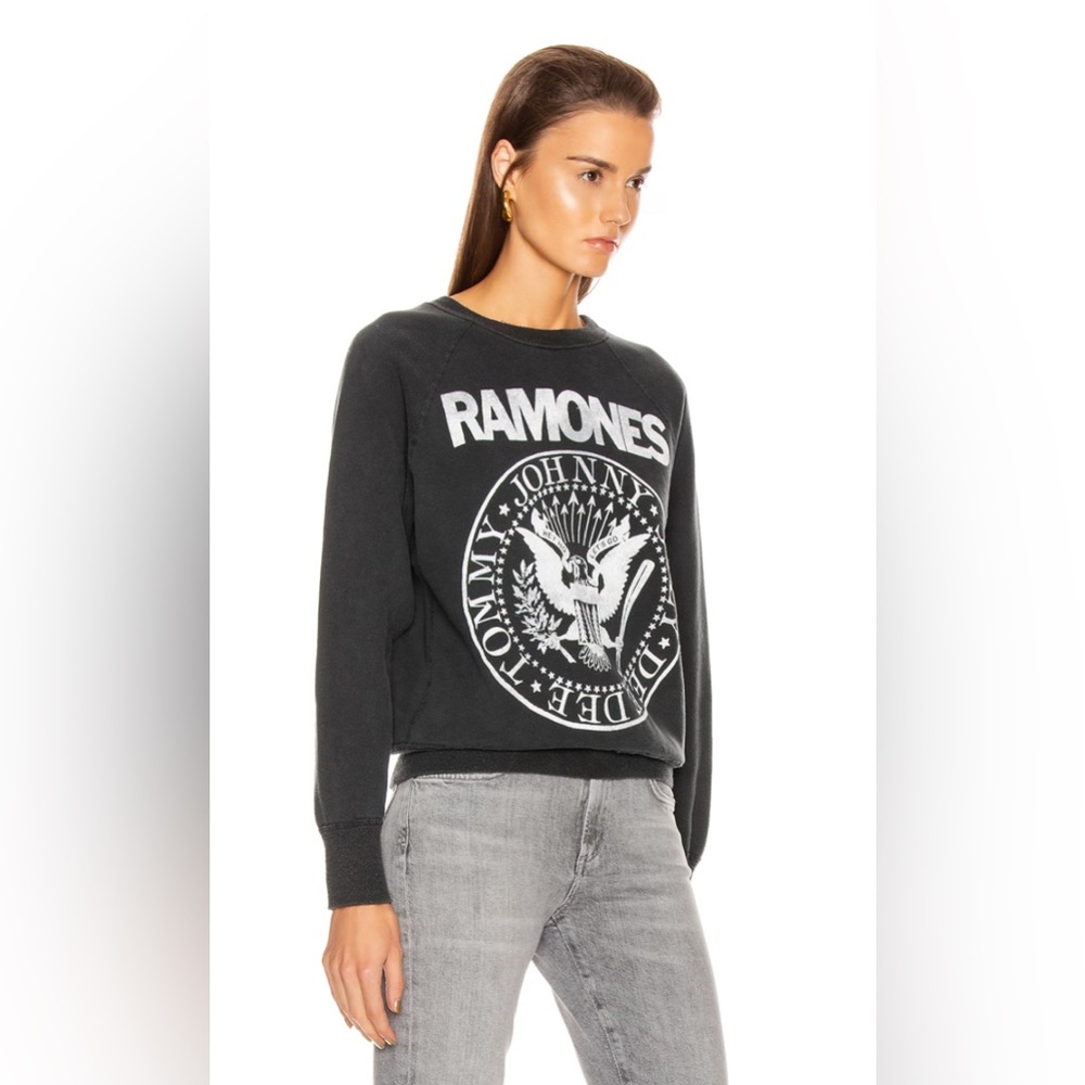 MadeWorn The Ramones Sweatshirt Black Fade size small - Picture 2 of 5